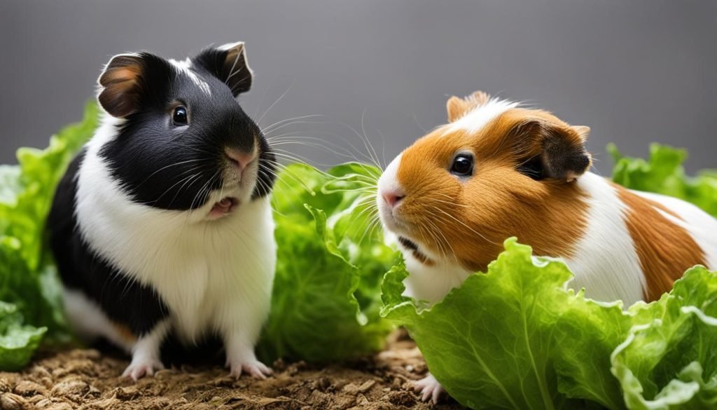 can guinea pigs eat lettuce