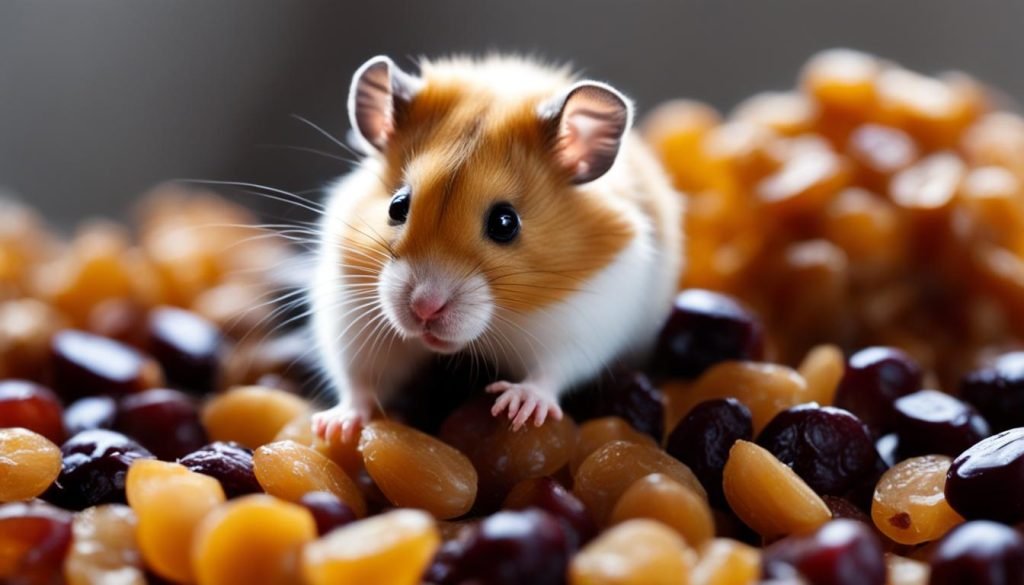 can hamsters eat raisins
