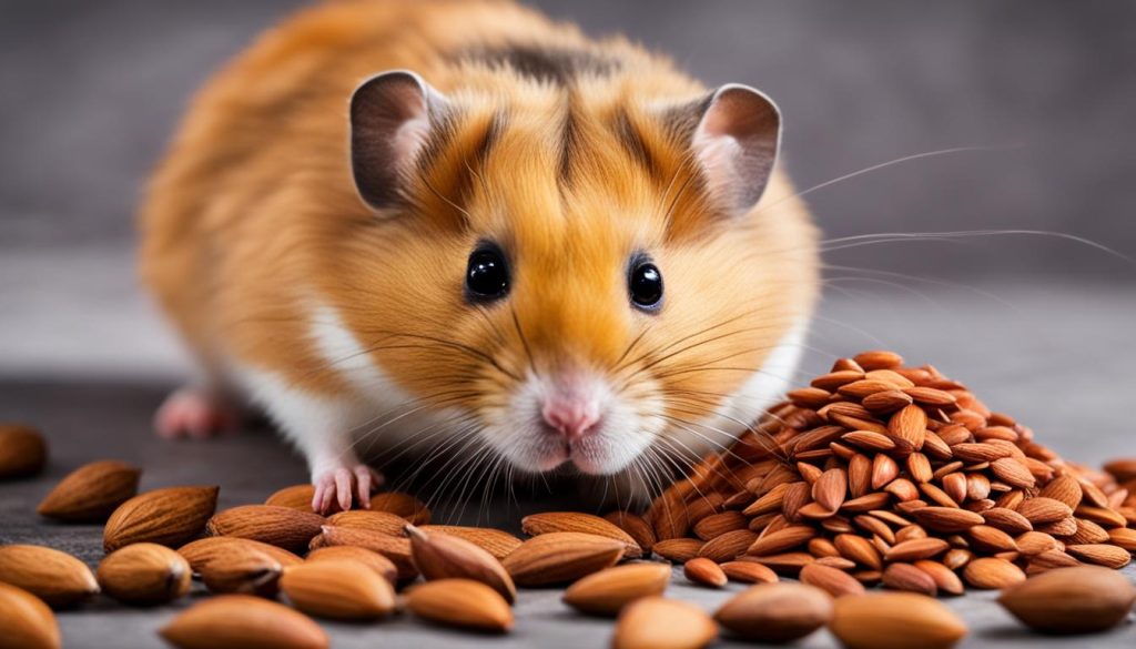 risks of feeding almonds to hamsters