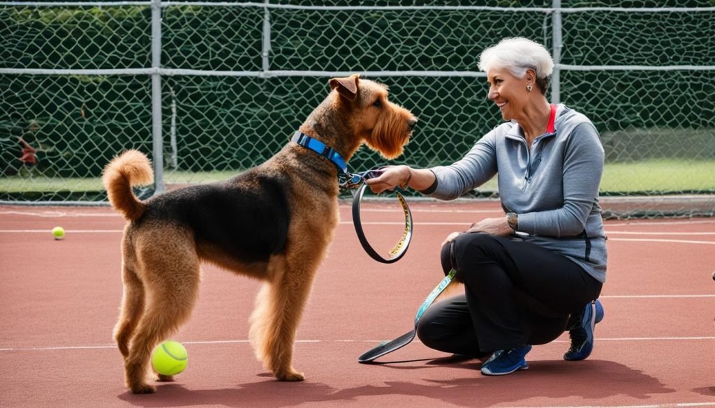 Airedale Terrier training