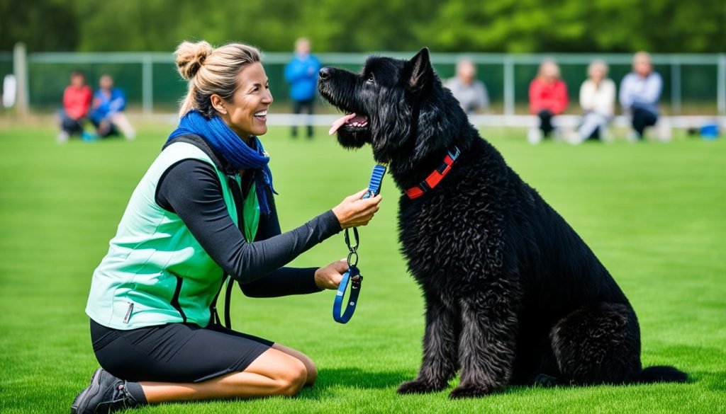 Bouvier Des Flandres training