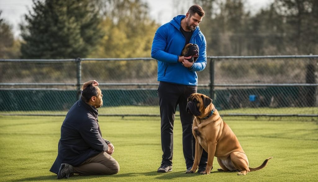 Bullmastiff training