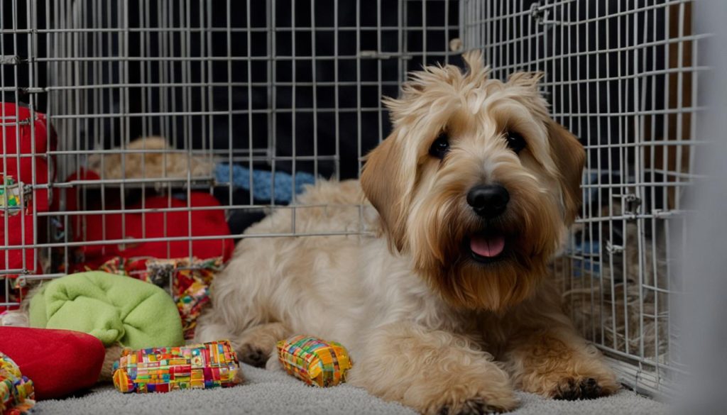 crate training for soft coated wheaten terriers