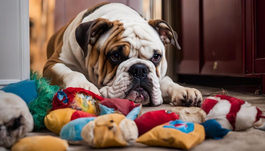 separation anxiety in English Bulldogs