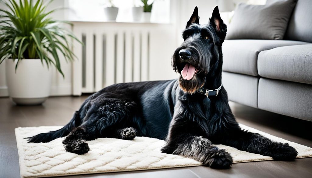 Giant Schnauzers in Apartments