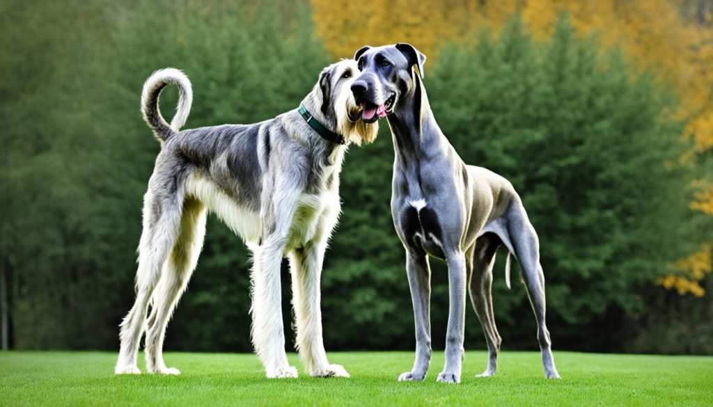 Irish Wolfhound Size Comparison