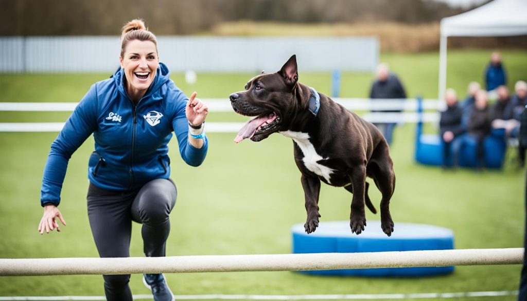 Staffordshire Bull Terrier training