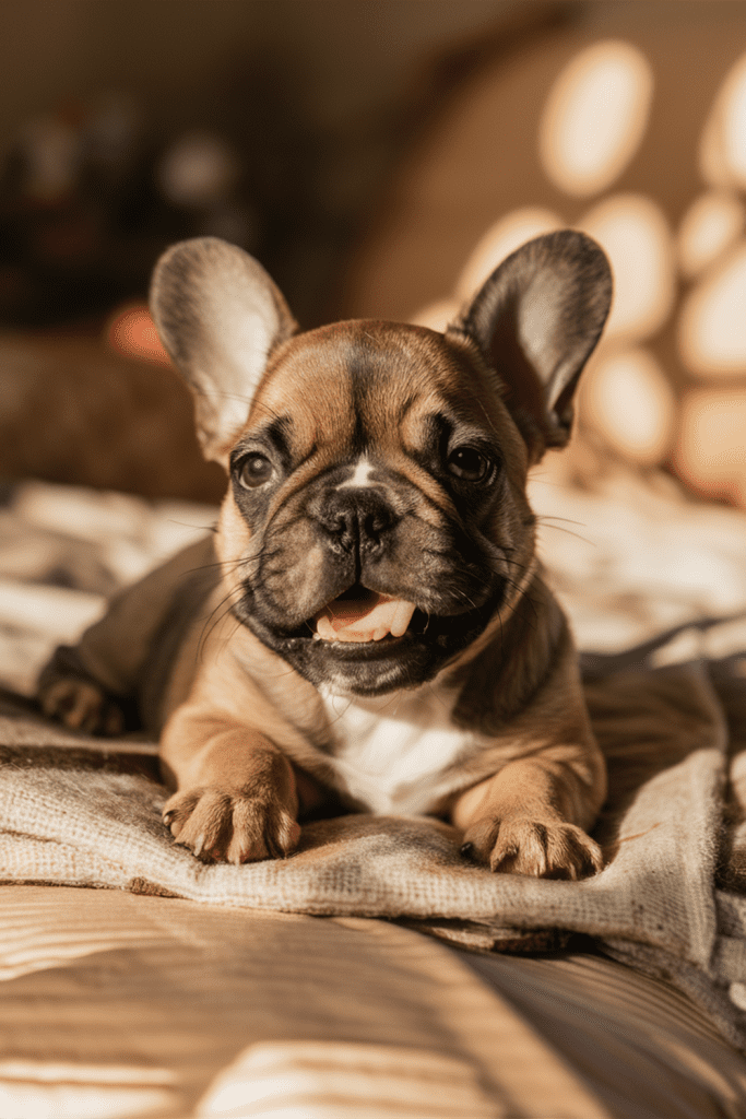 sable french bull dog puppy