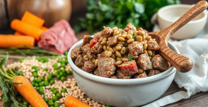 Homemade Beef and Barley Dog Food Recipe