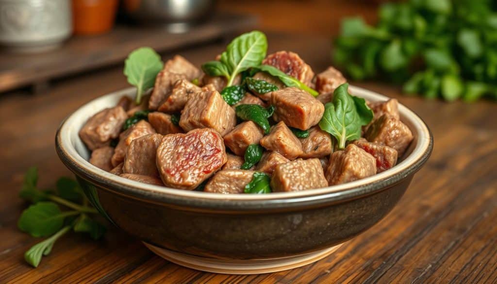 Beef and Spinach Dog Food Recipe