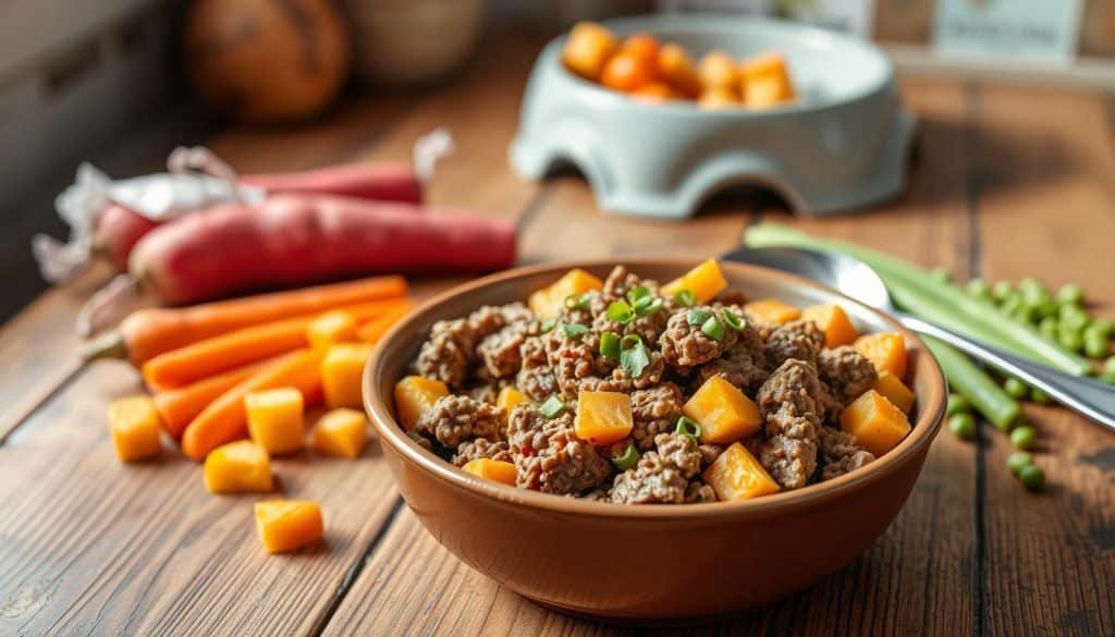 Beef and Sweet Potato Dog Food Recipe