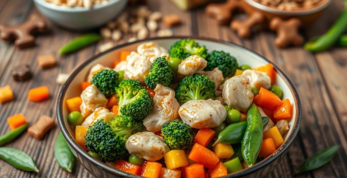 Healthy Chicken and Broccoli Stir-Fry for Dogs