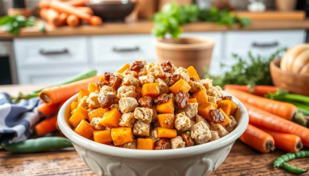 Chicken and Butternut Squash Dog Food Recipe