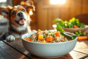 Egg and Oat Mix Dog Food Recipe for Healthy Pups