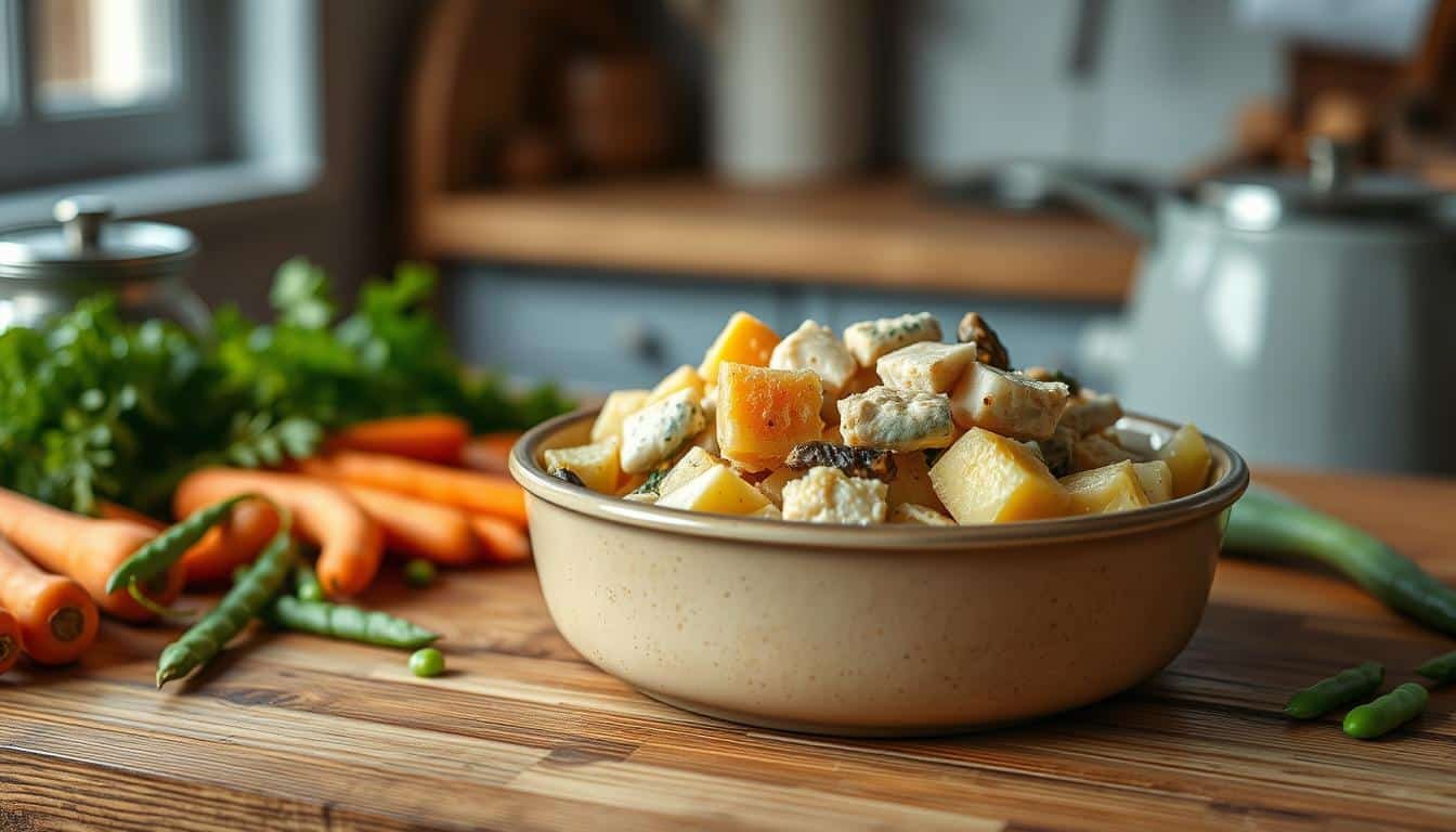 View of Homemade Fish And Potato Dog Food Recipe | Pet Nutrition
