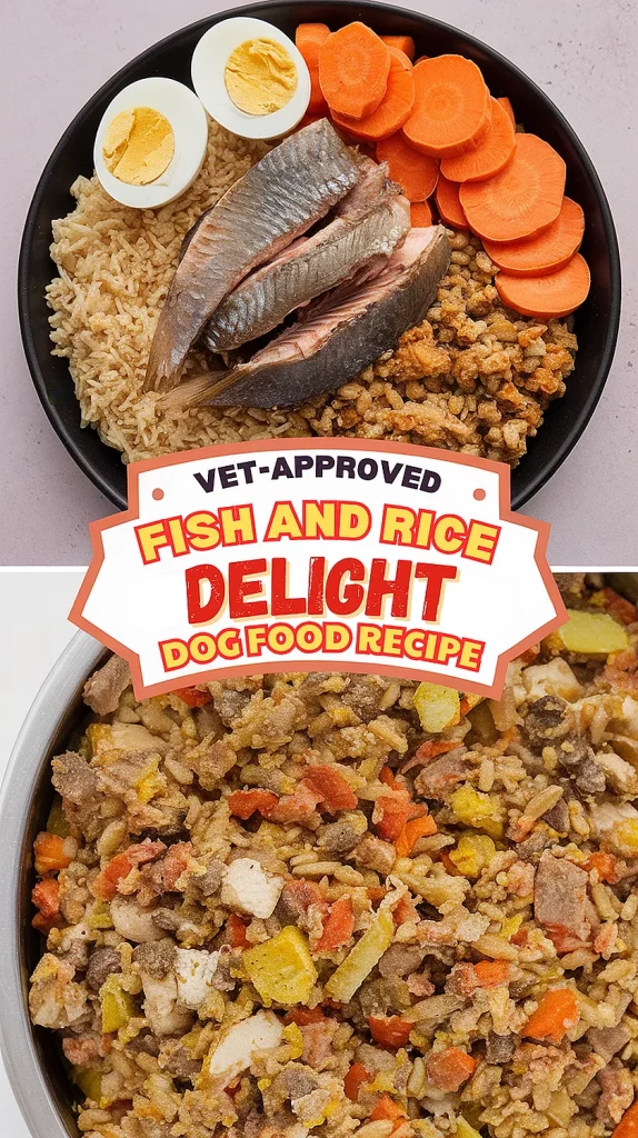 Fish and Rice Delight Dog Food Recipe