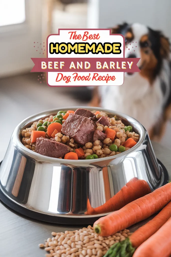 Beef and Barley Dog Food Recipe