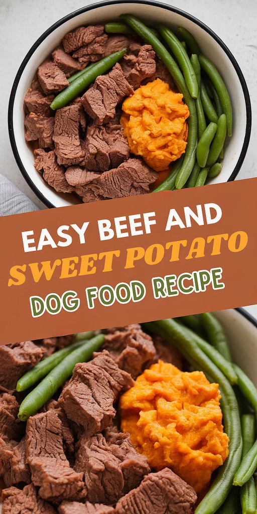 Beef and Sweet Potato Dog Food Recipe