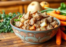 Easy Pork and Apple Stew Dog Food Recipe for Healthy Pups