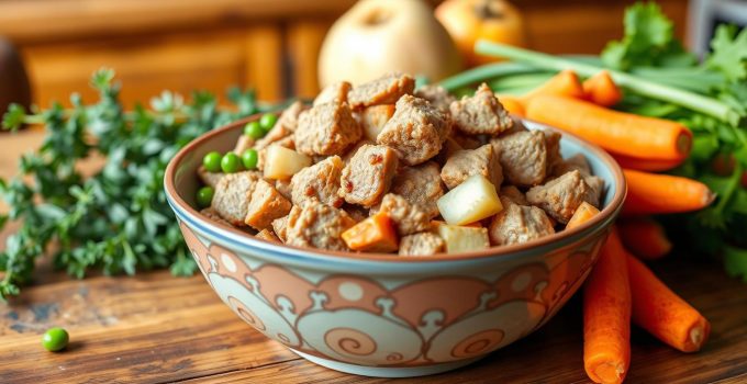 Easy Pork and Apple Stew Dog Food Recipe for Healthy Pups