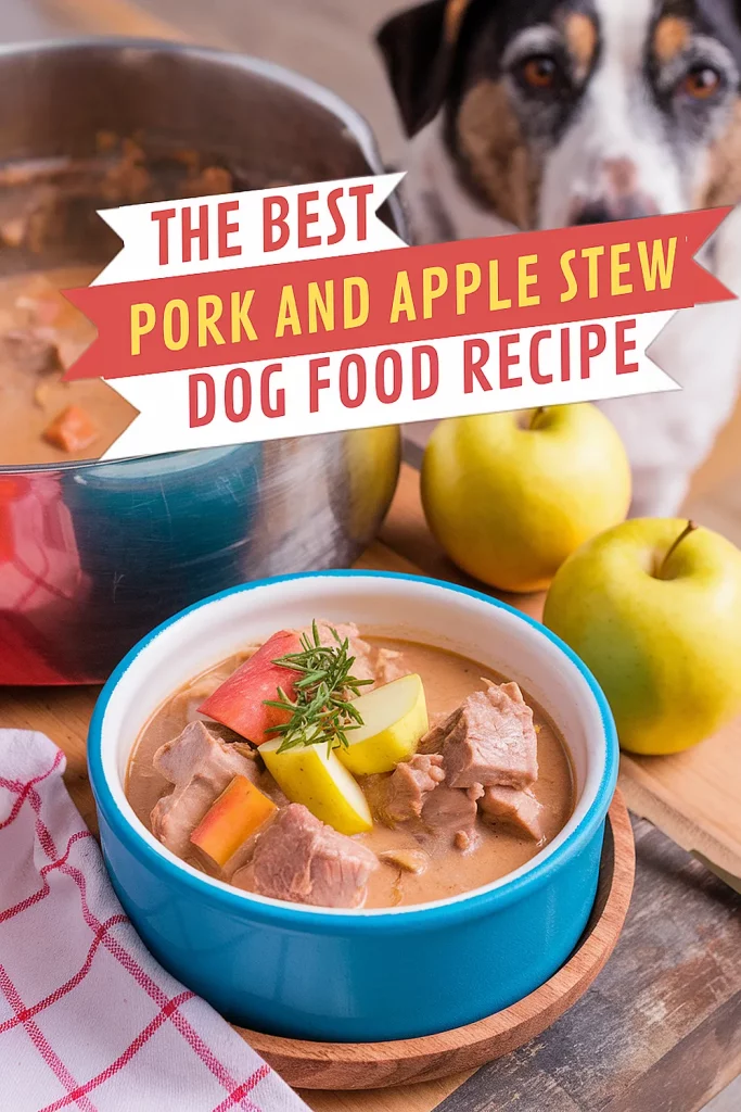 Pork and Apple Stew Dog Food Recipe