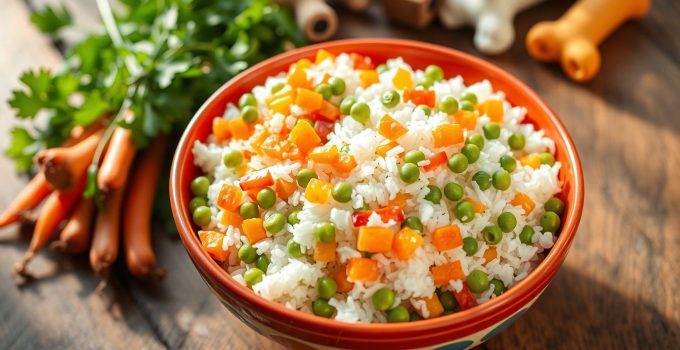 Rice and Veggie Medley Dog Food Recipe – Healthy Pup Diet