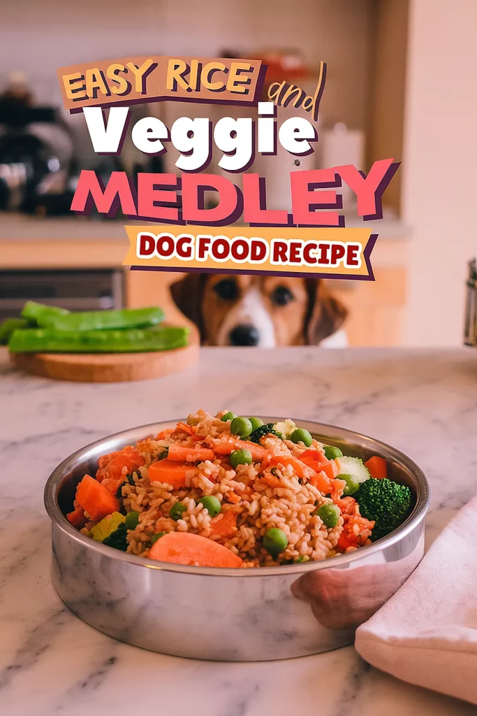 Rice and Veggie Medley Dog Food Recipe