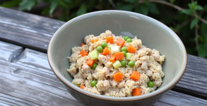 Homemade Turkey and Brown Rice Dog Food