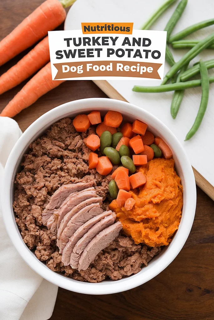 Turkey and Sweet Potato Dog Food Recipe