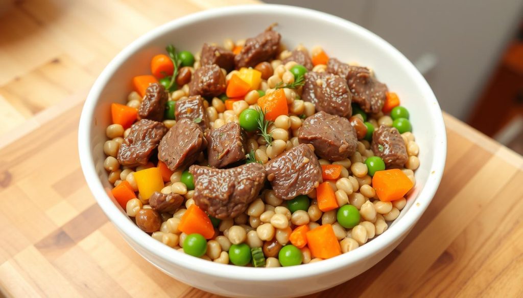 beef and barley dog food recipe