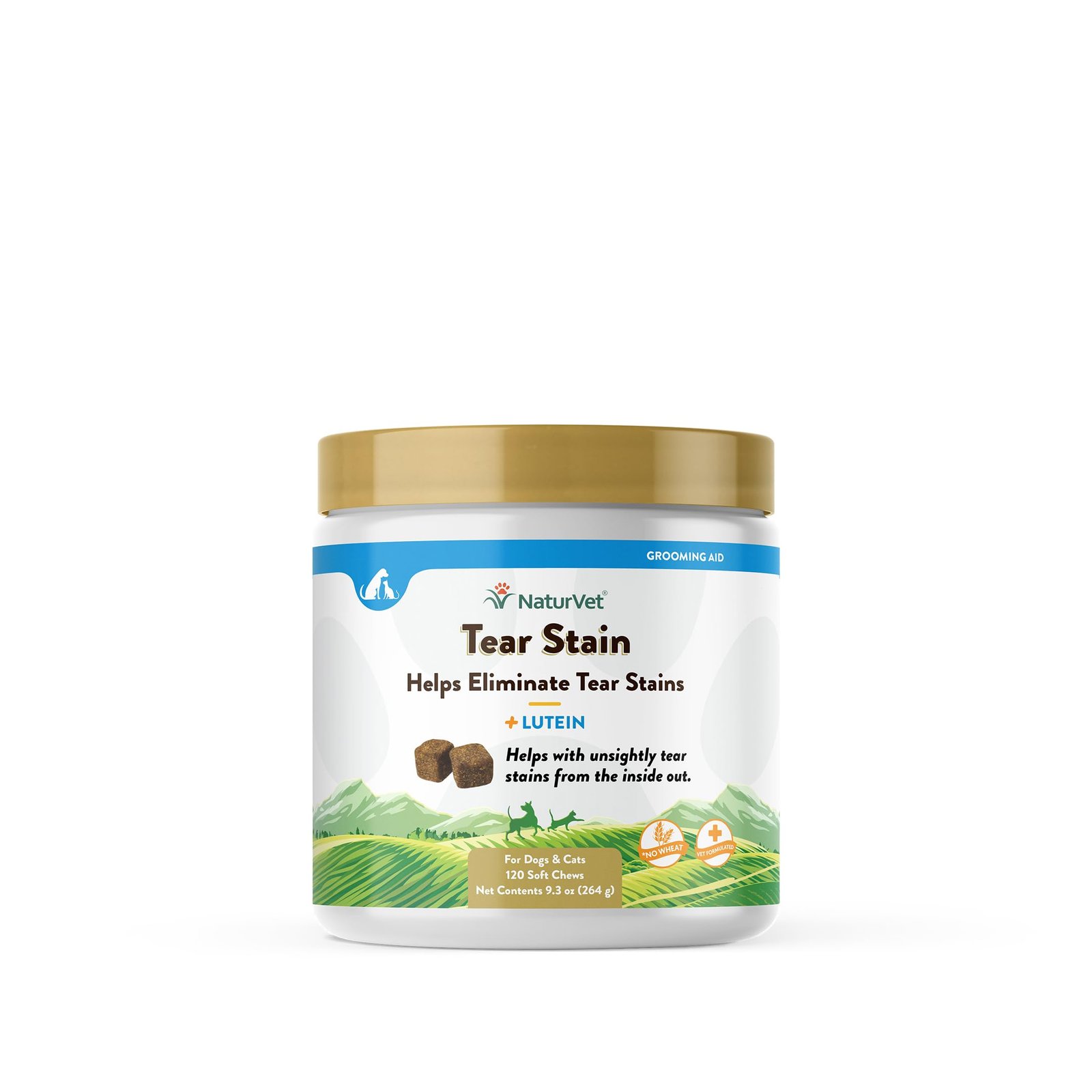 NaturVet Lutein Tear Stain Supplements for Dogs & Cats