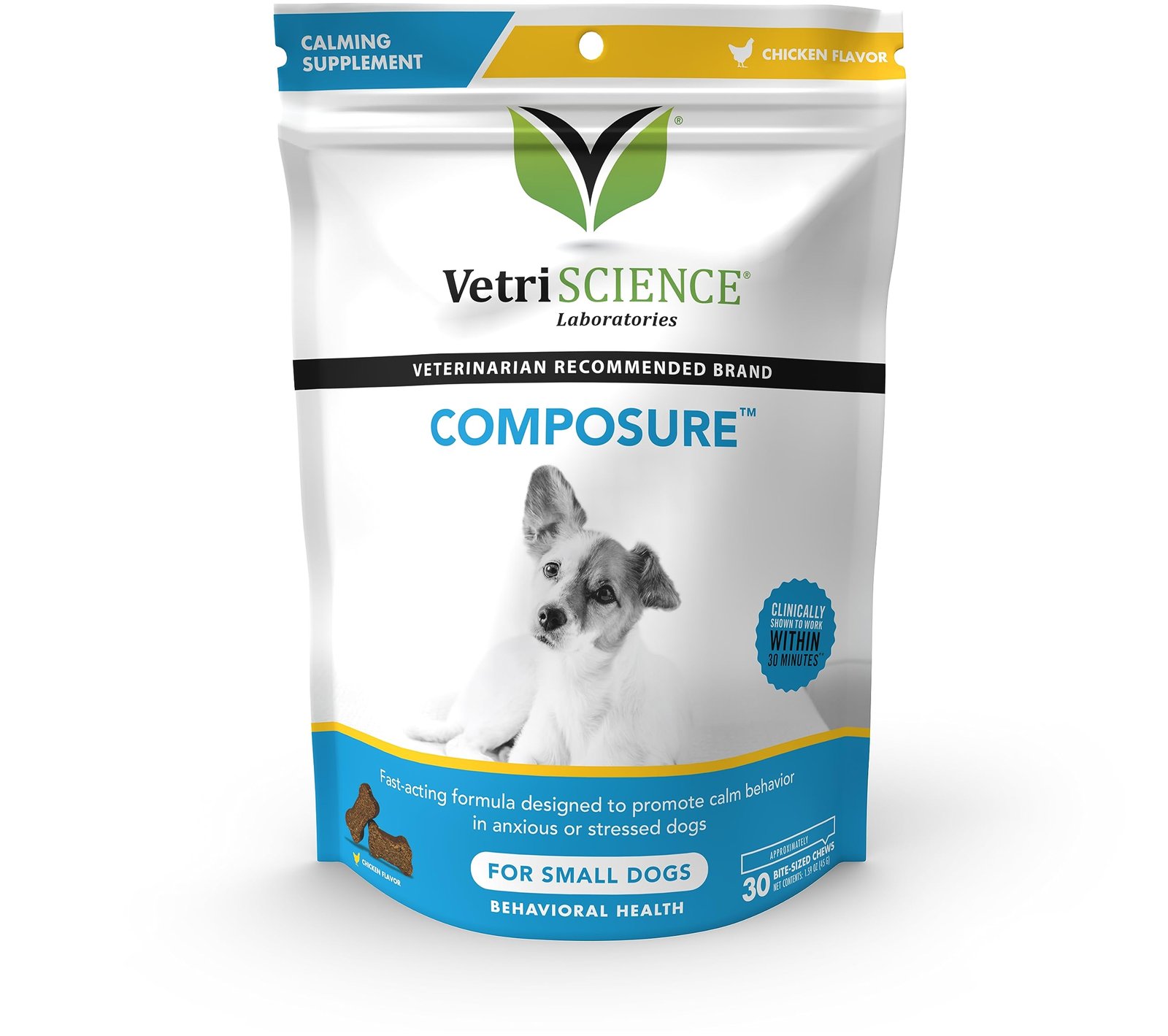 8 Best Calming Chews for Puppies in 2025 6 VETRISCIENCE Composure Calming Treats