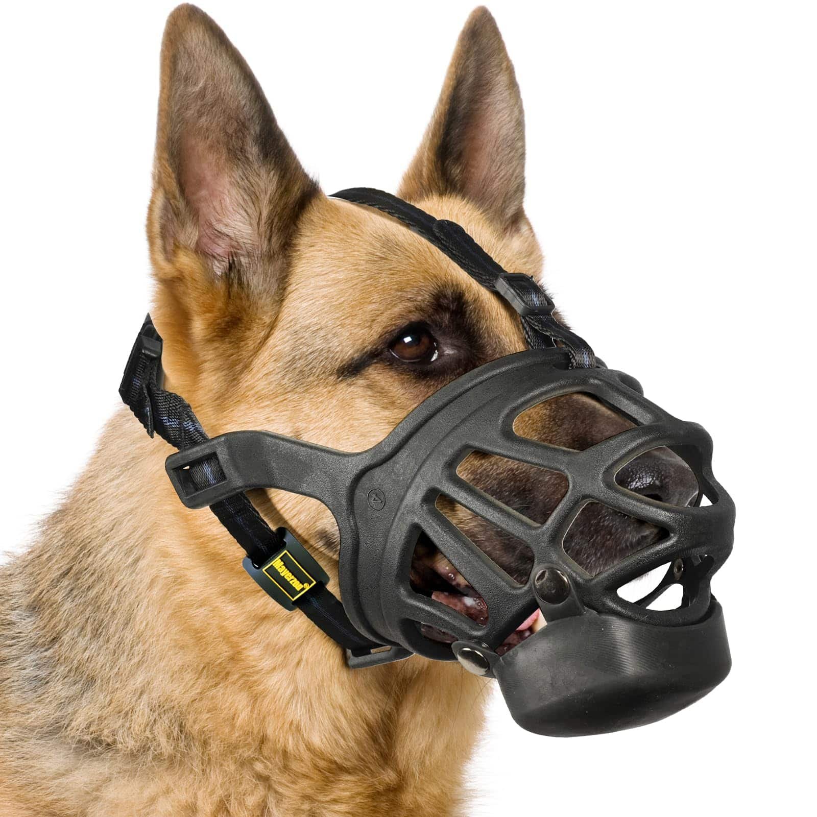 Mayerzon Basket Muzzle with Slow Feeder Pad