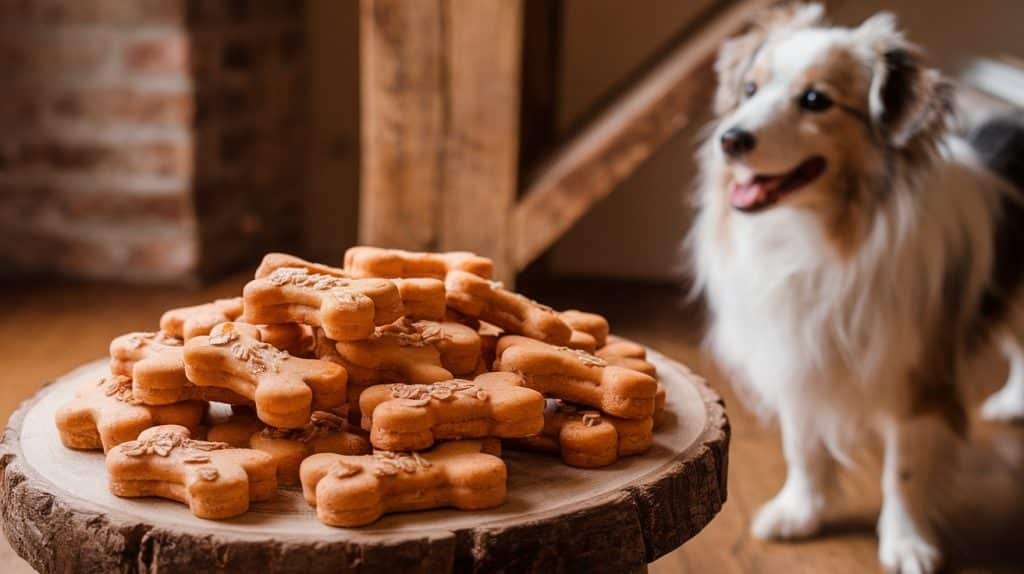 Sweet Potato and Bacon Biscuit Dog Treats
