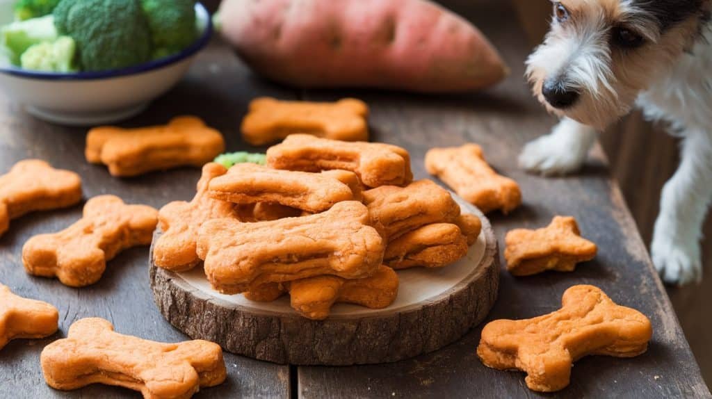 Sweet Potato and Broccoli Dog Treats