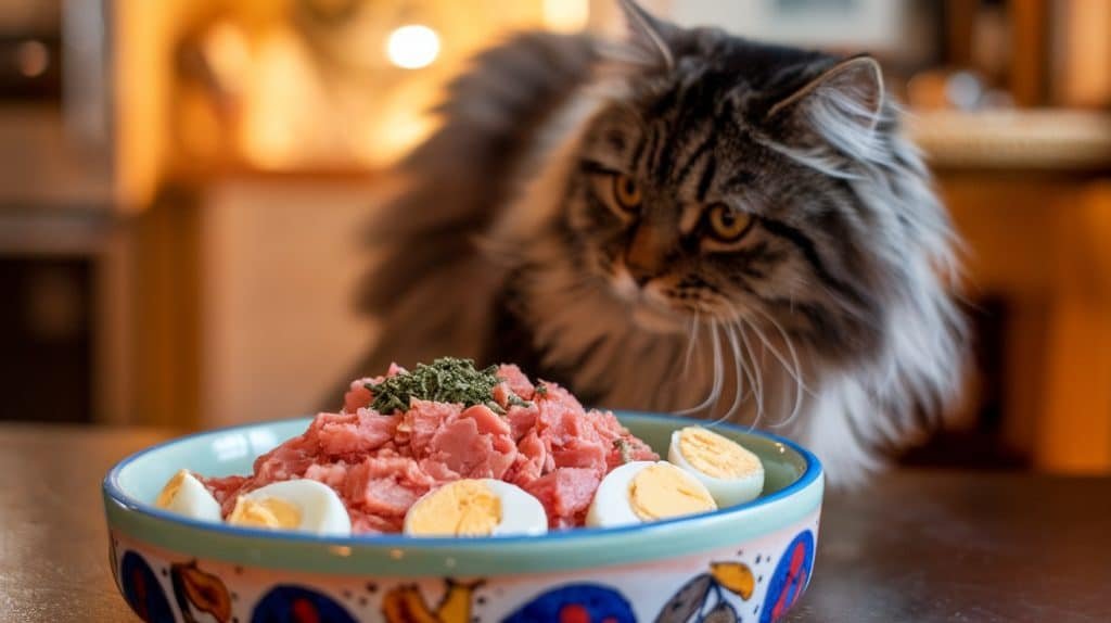 Tuna & Egg Homemade Cat Food Recipe