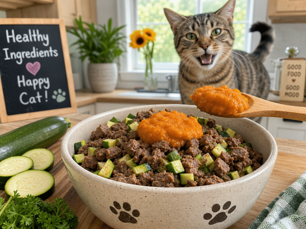 Venison & Zucchini Nutrient-Packed Recipe Venison & Zucchini Cat Food Packed With Nutrition