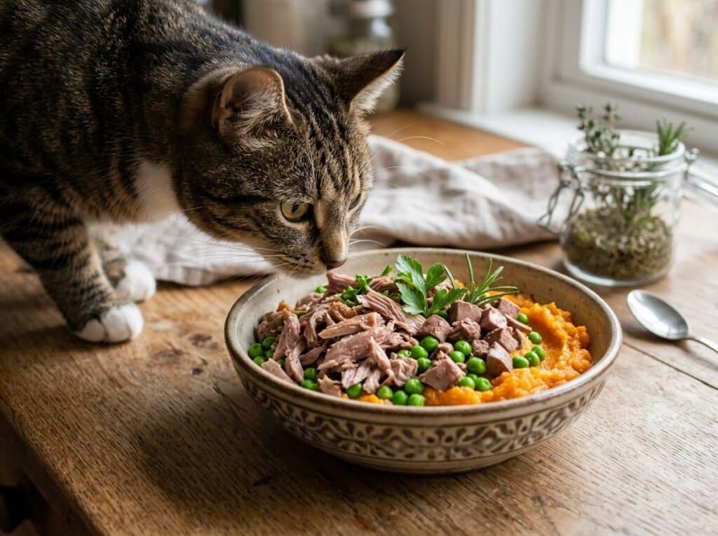 Salmon & Broccoli Omega Boost Recipe Duck & Liver Protein-Rich Cat Dinner Recipe