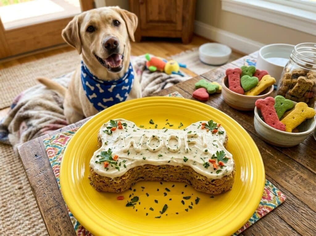 Beef & Cottage Cheese Cake Chicken Spinach Cake for Healthy Happy Dogs