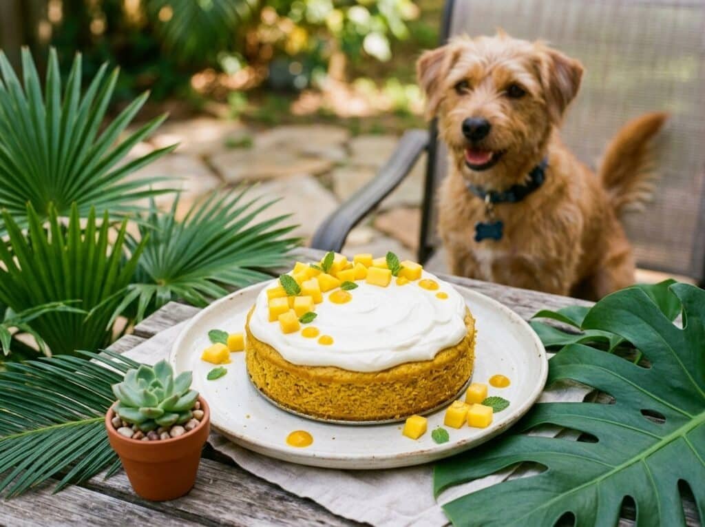 Coconut Carrot Cake Mango Yogurt Cake With Tropical Flavor Dogs Love
