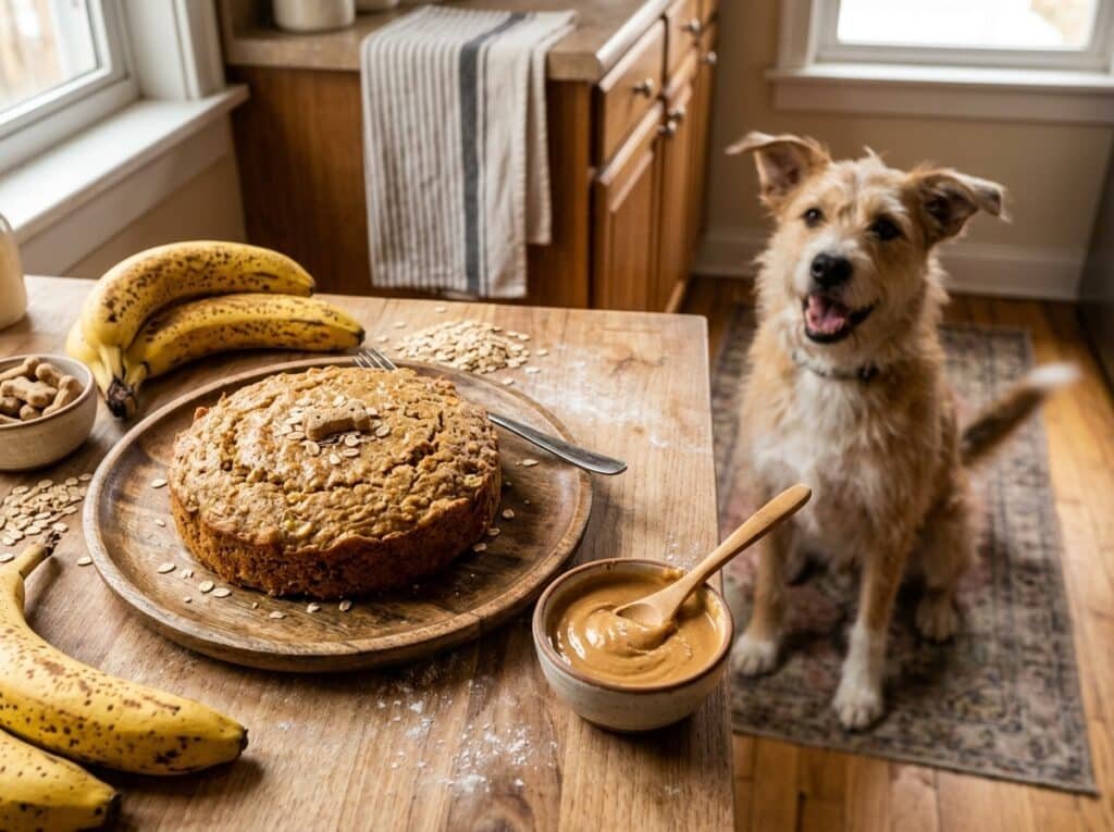 Apple Carob Cake Banana Rice Cake for Sensitive Tummies
