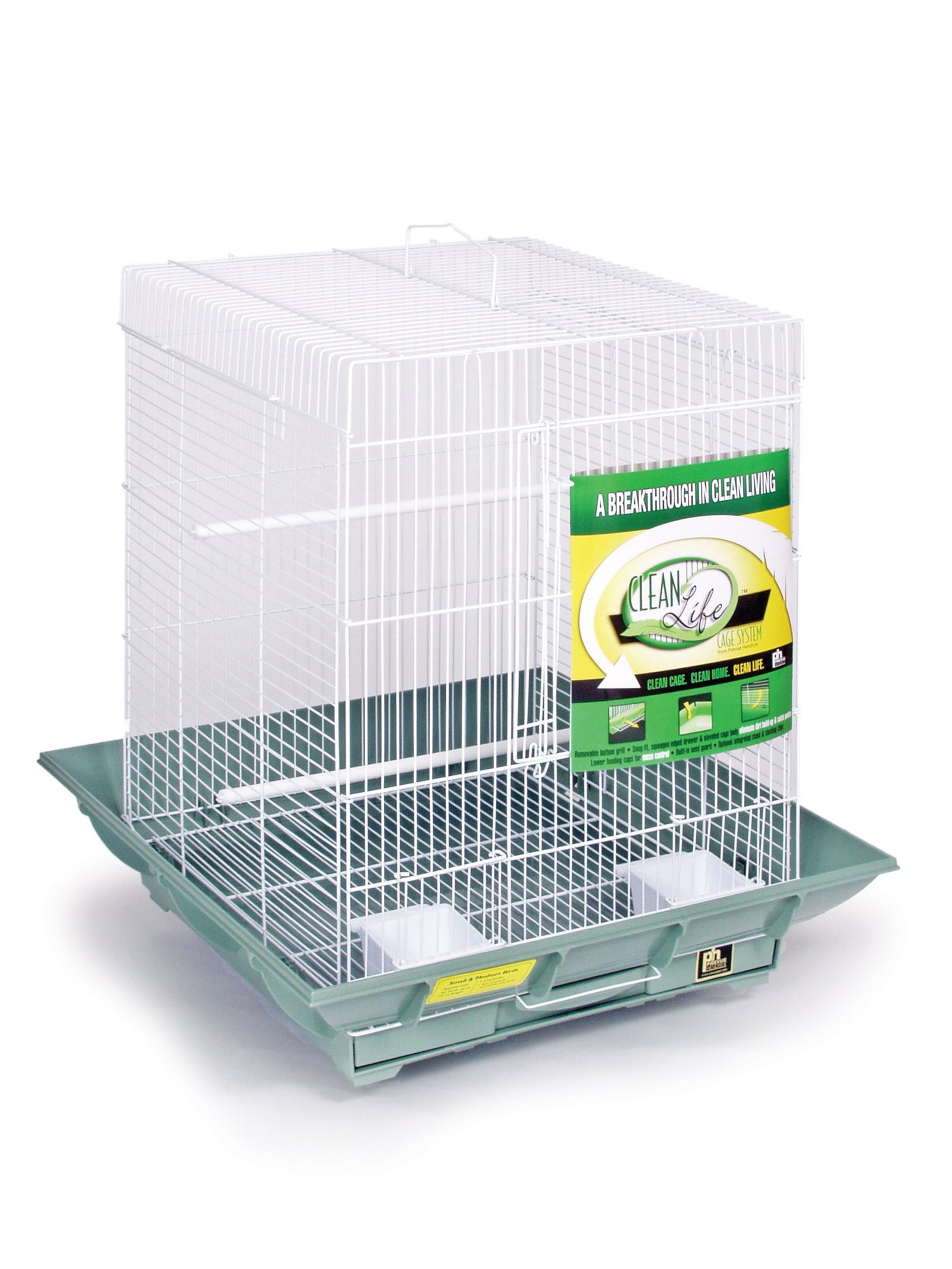The Best Bird Cage for Cockatiel: 8 Top Picks for 2026 1 Prevue Hendryx SP850G/W Clean Life Cockatiel Cage, Green and White Green/White