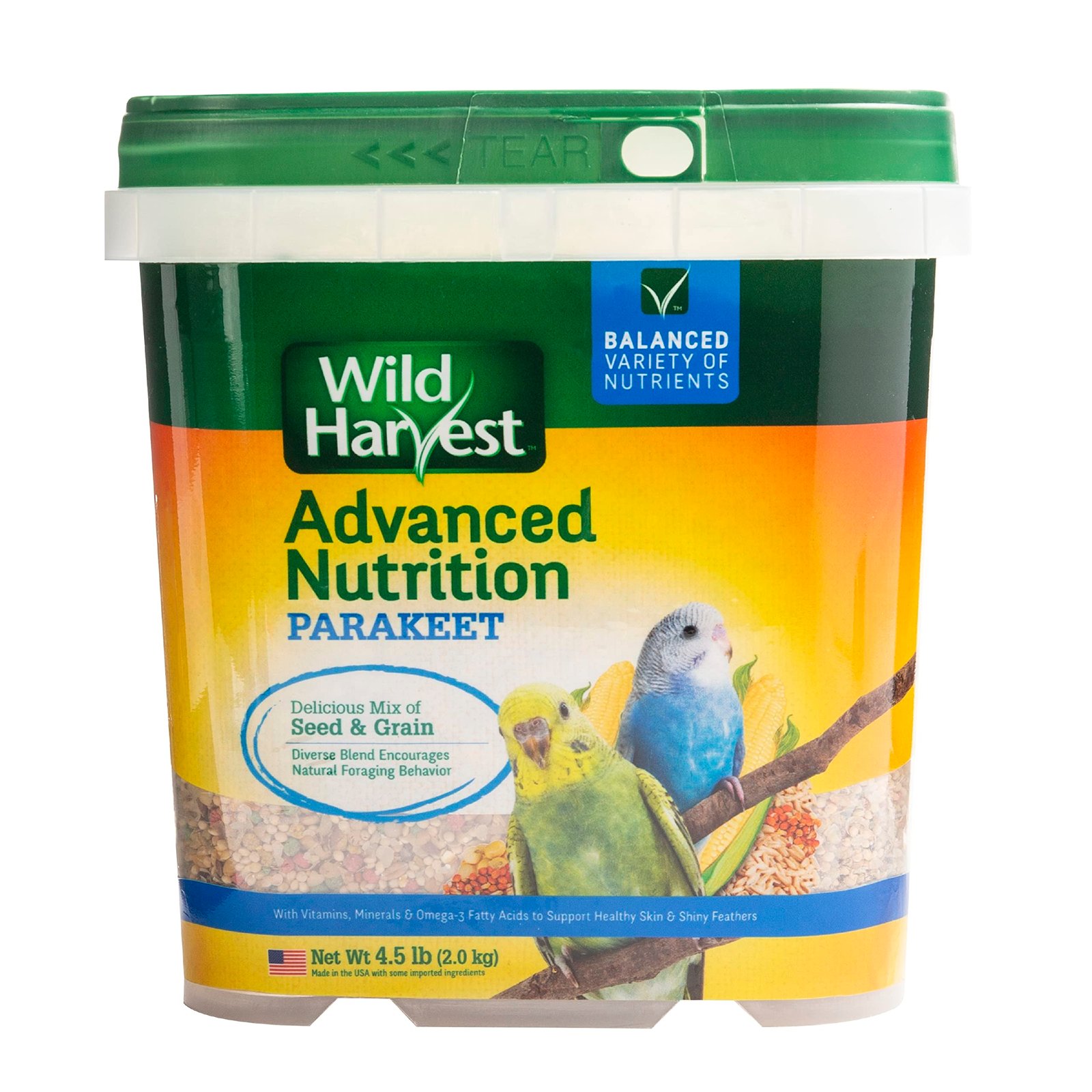The Best Bird Food for Parakeets: 8 Top Picks for a Healthy Diet 4 Wild Harvest Advanced Nutrition Diet for Parakeets