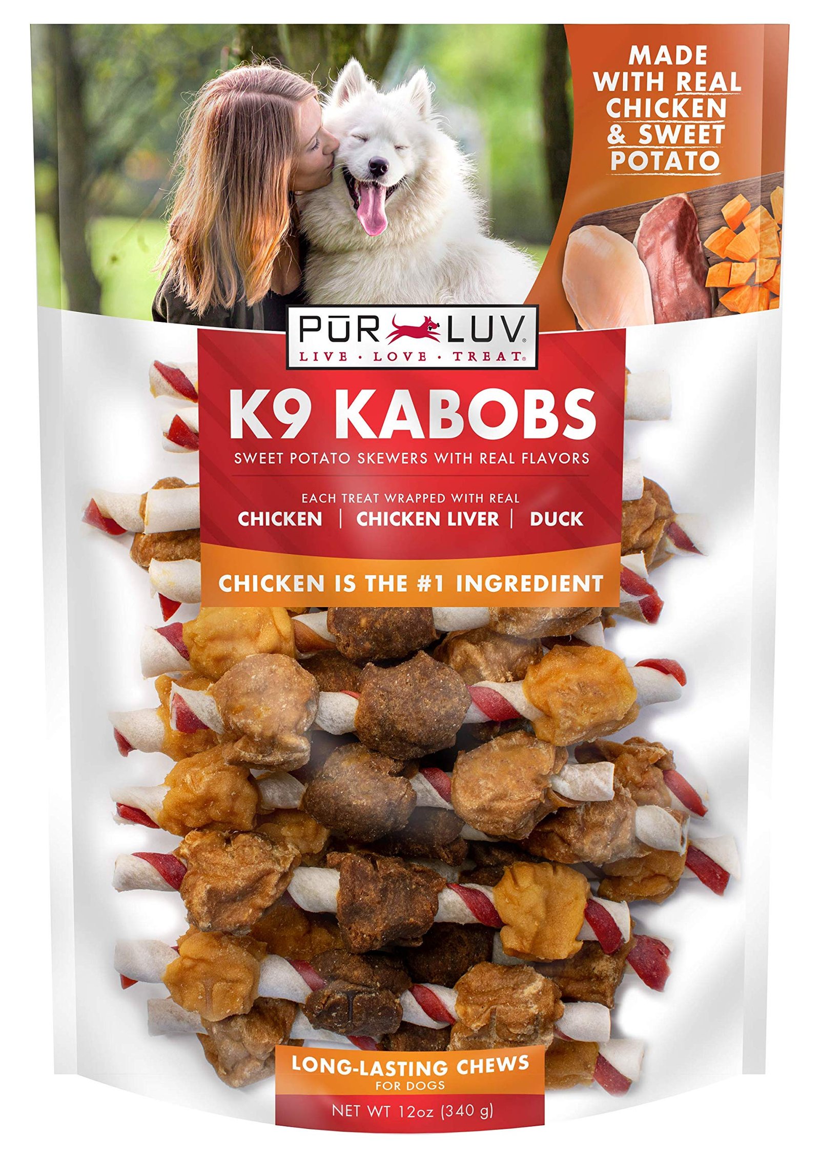 Healthiest Dog Treats: Top Picks for Your Furry Friend 9 Pur Luv K9 Kabob Dog Treats