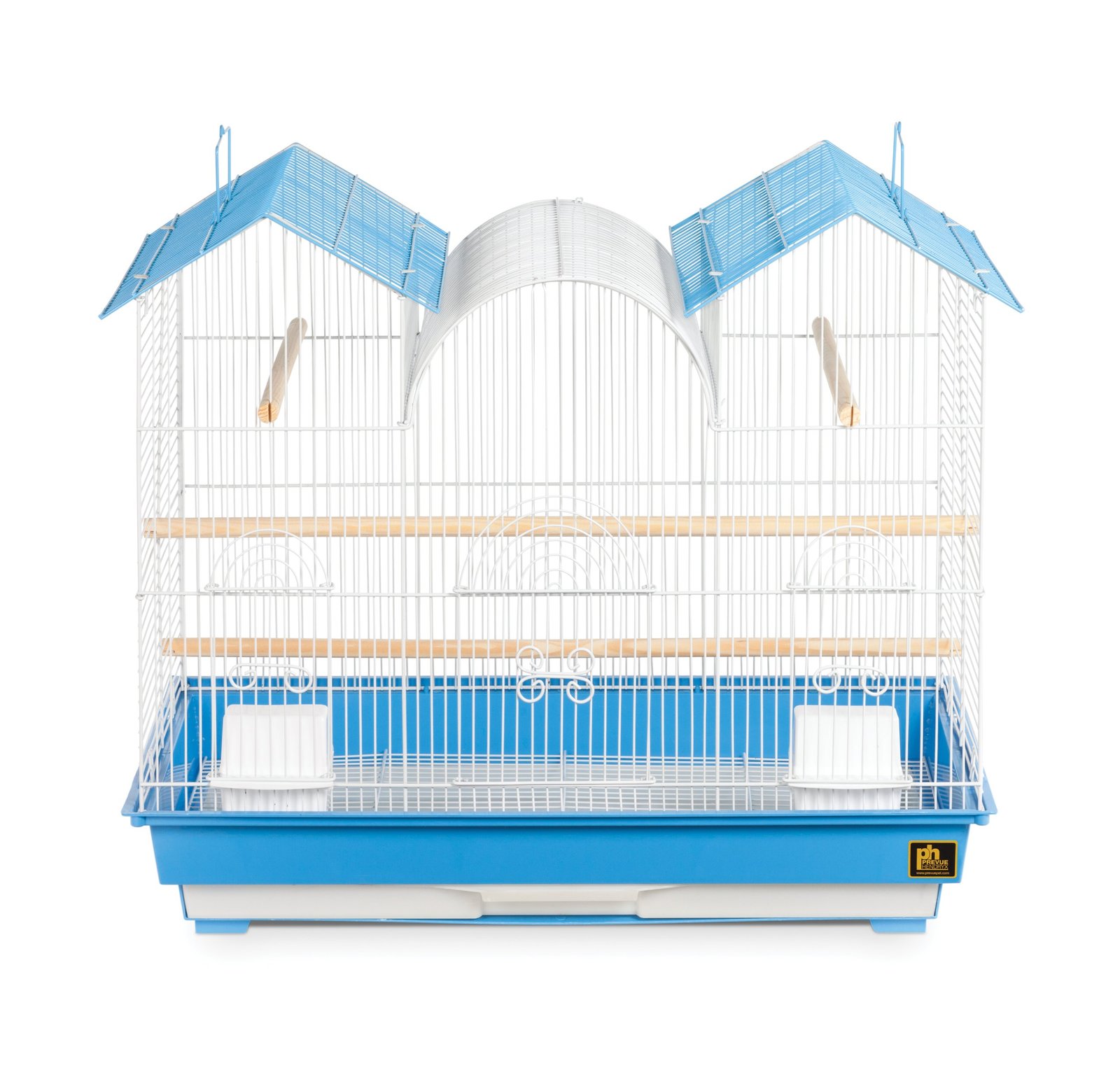 The Best Bird Cage for Cockatiel: 8 Top Picks for 2026 2 Prevue Hendryx Triple Roof Cockatiel Cage, Blue and White Blue & White